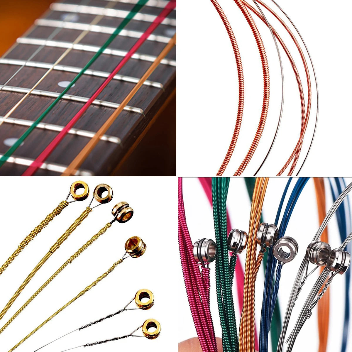 58-in-1 Guitar Accessory Set: Tuner, Capo, String Cutter, Varied Strings, Colorful P...