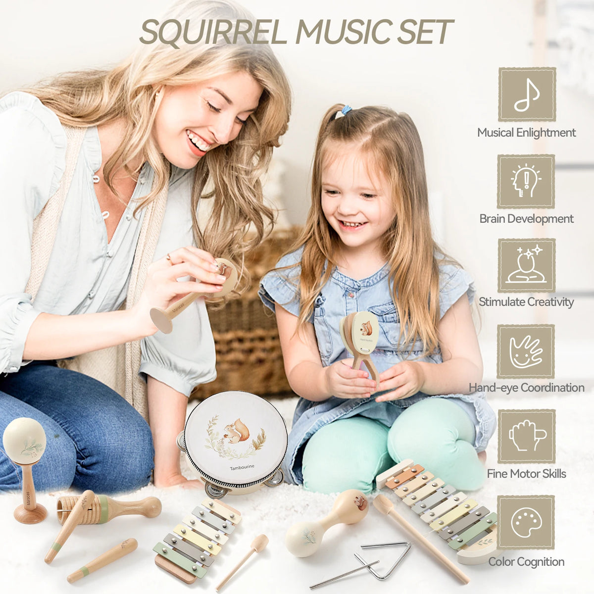 Baby & Toddler Montessori Percussion Kit