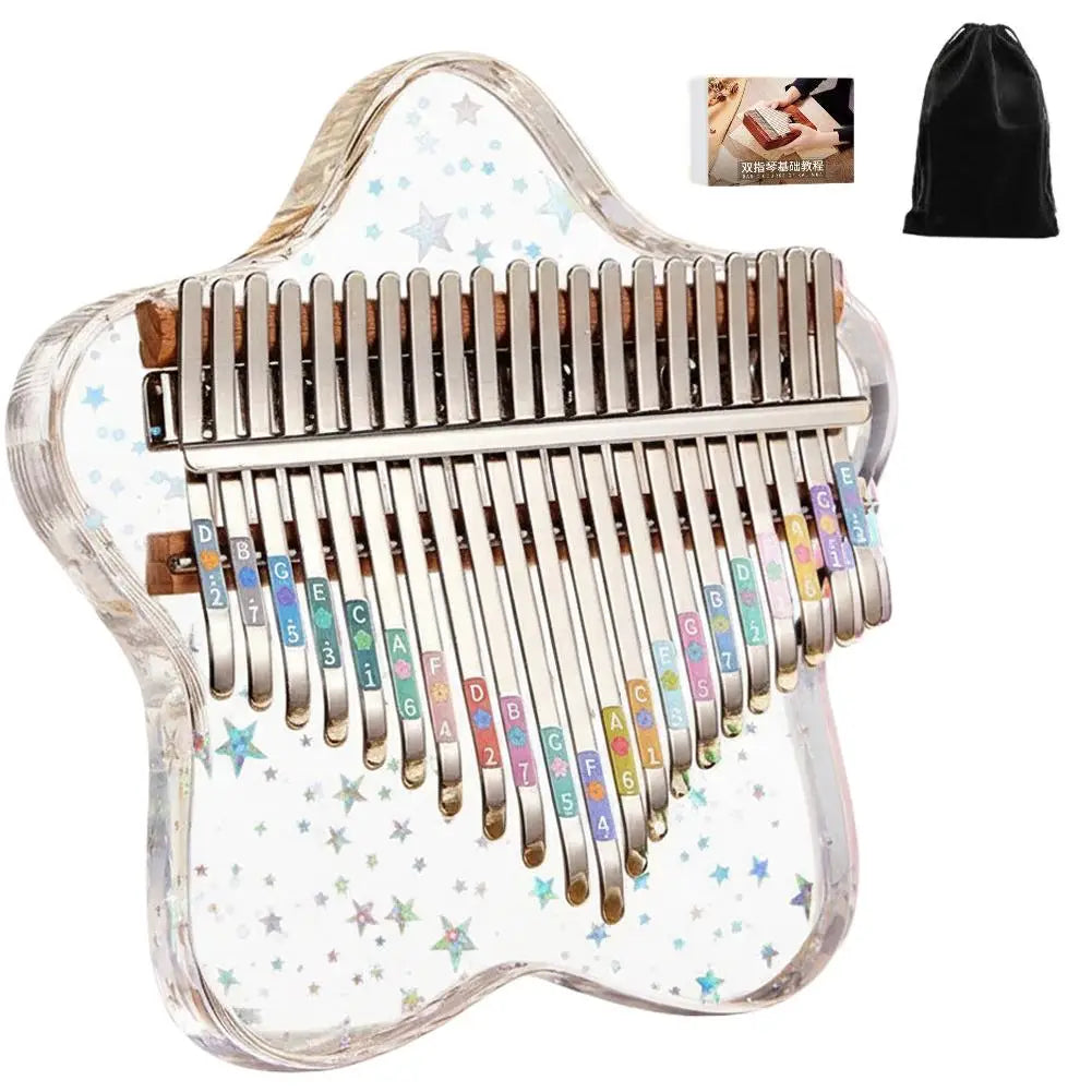 Crystal Clear Kalimba 21/17-Key Thumb Piano⁠