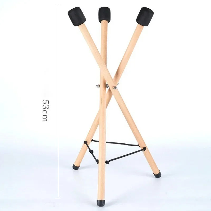 Solid Wood Tongue & Handpan Drum Stand⁠