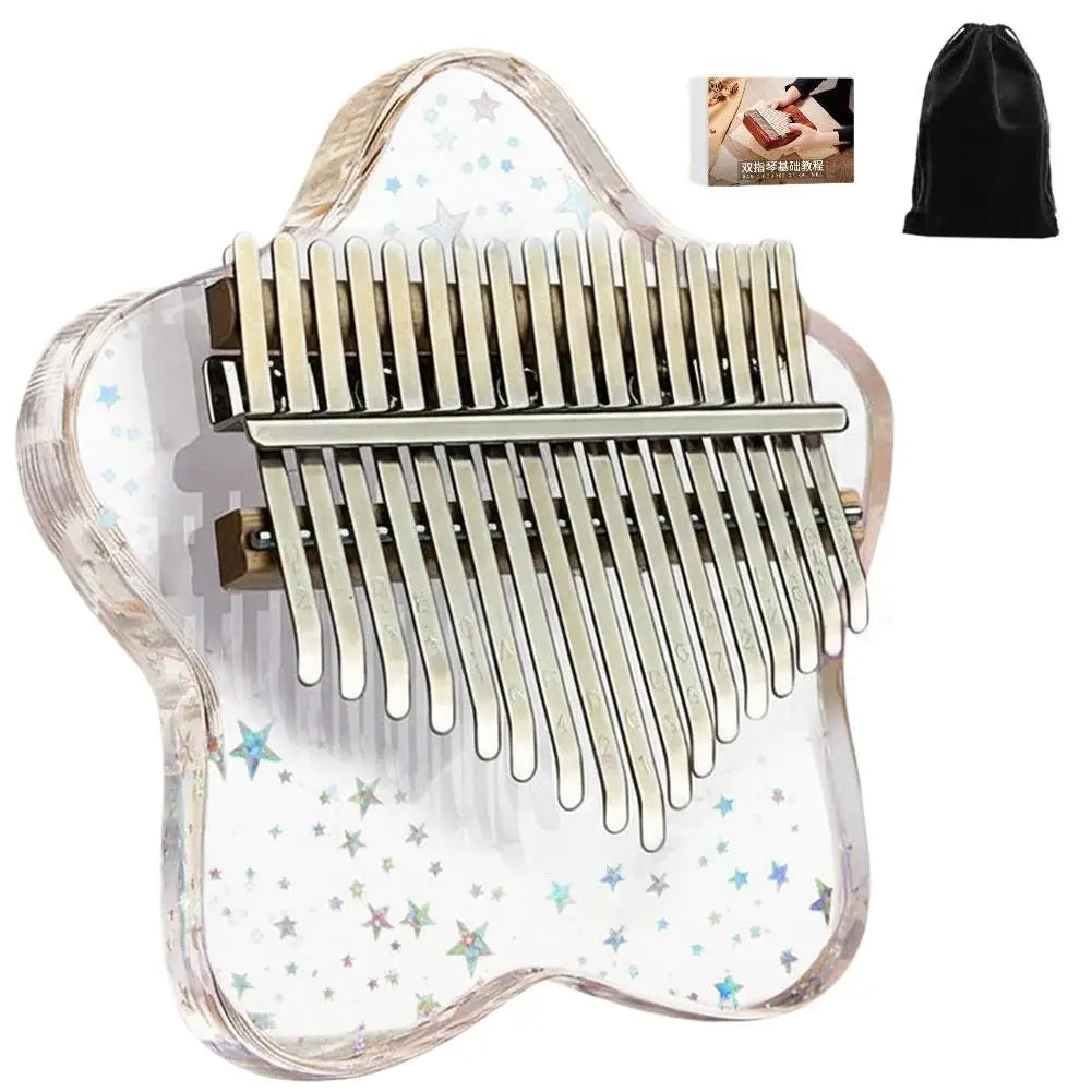 Crystal Clear Kalimba 21/17-Key Thumb Piano⁠