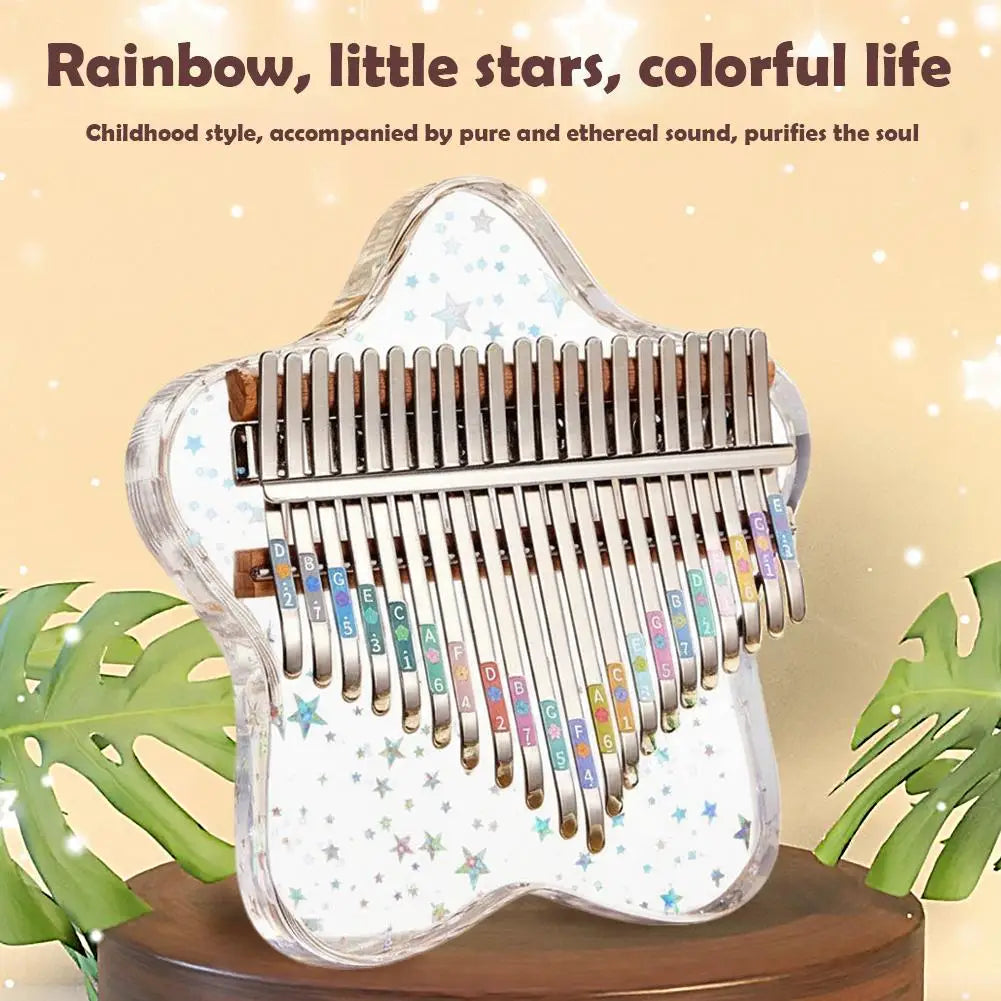 Crystal Clear Kalimba 21/17-Key Thumb Piano⁠