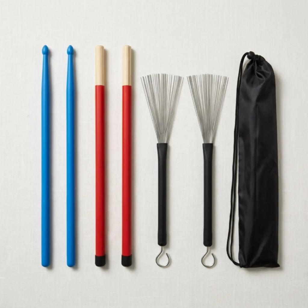 Acoustic Jazz Drumstick & Brush Set⁠