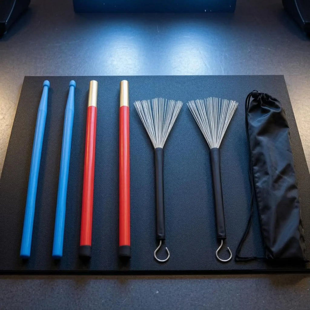 Acoustic Jazz Drumstick & Brush Set⁠
